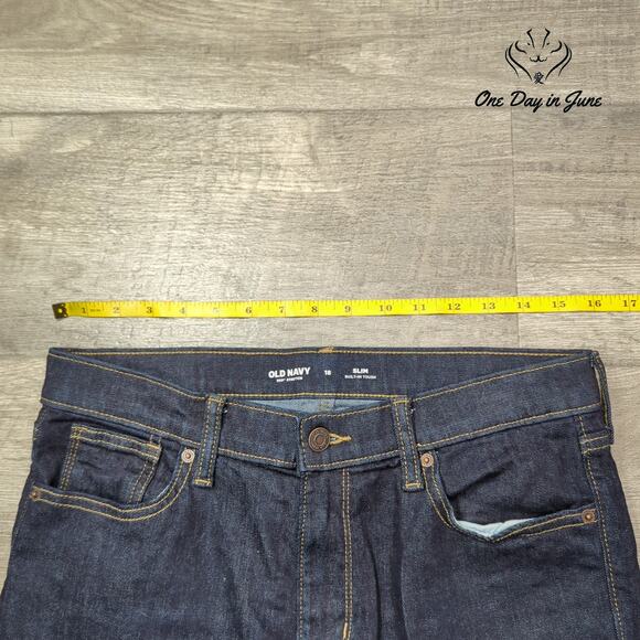 Old Navy Slim Built in Tough Jeans Size 18 - Picture 3 of 6